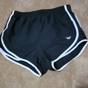 Varsity Black and White Cheerleading And Athletic Shorts